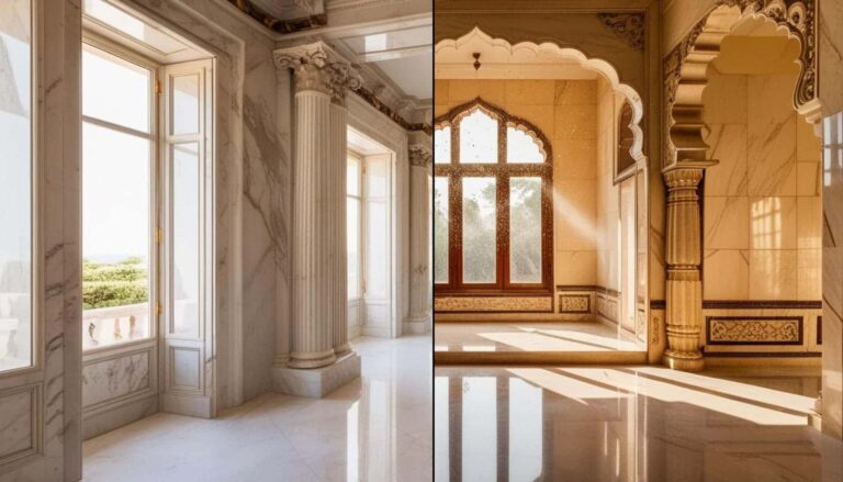 difference between italian marble and indian marble