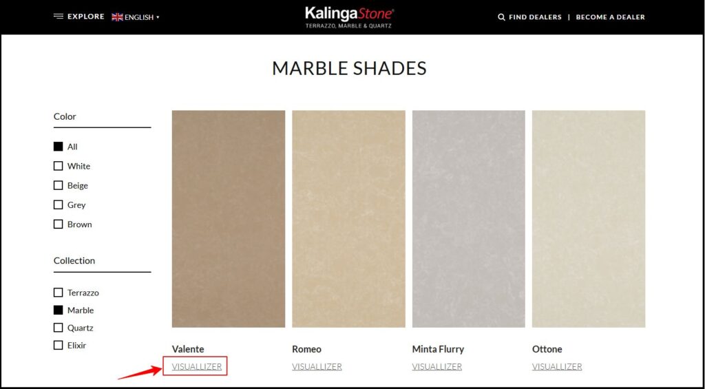 marble selection